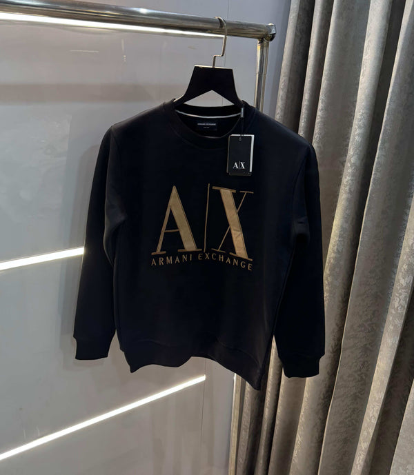 Arman i EXchange Black Logo Print Premium Sweatshirt