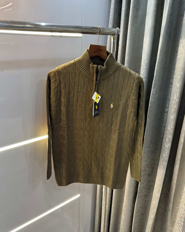 Ralph Laure n Beige elbow  Print Premium Sweatshirt
