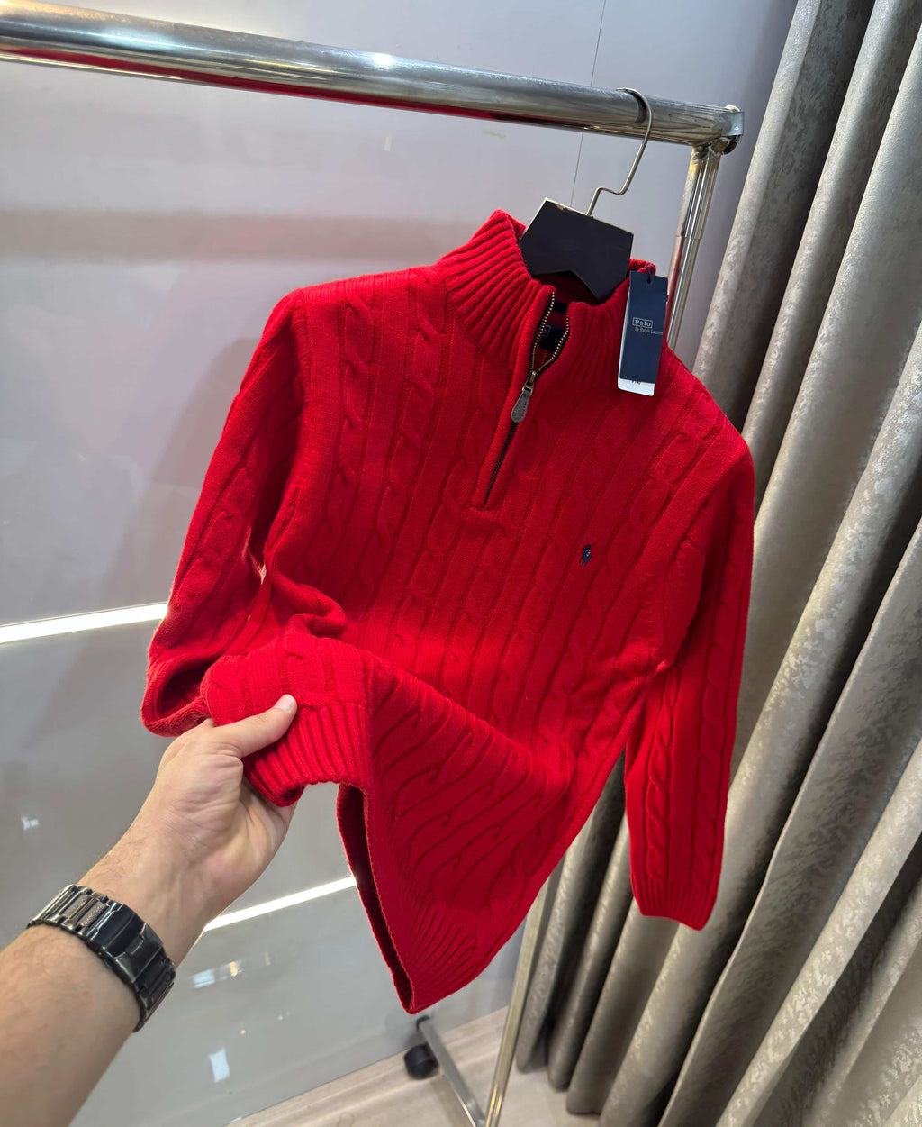 Ralph Laure n Red Print Premium Sweatshirt