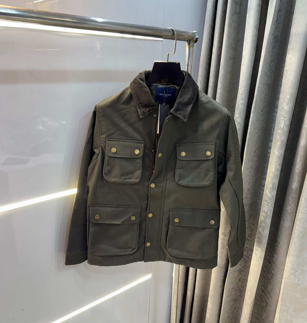 Hacket London Olive Premium Heavy Cotton Jacket