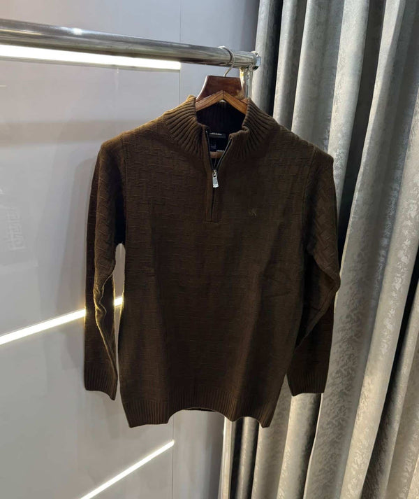 Calvin Klei n brown Print Premium Sweatshirt