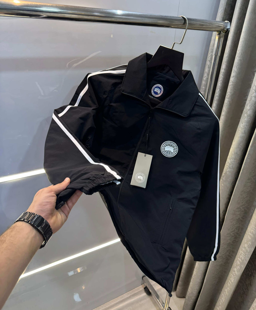 Canad a Goose Black Imported Premium Luxury Jacket