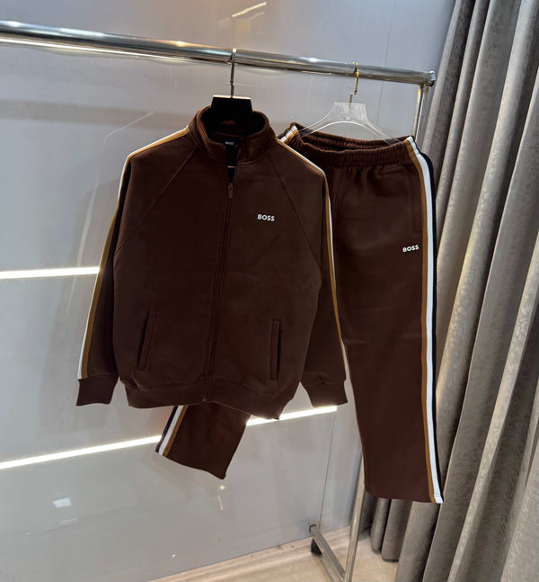 Hugo  B0SS! Brown Classic Premium Tracksuit