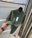 Calvin   klein Olive Green Embroidery Logo Premium Linen Shirt