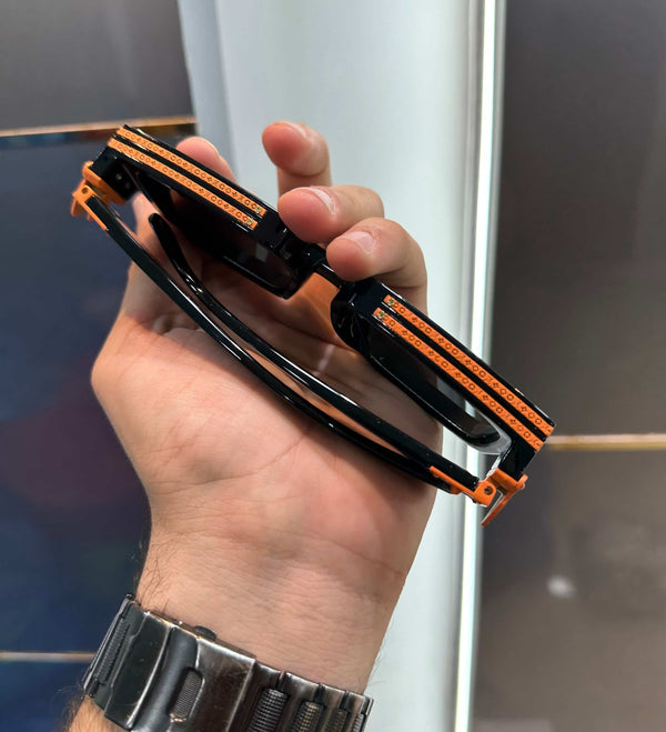 Louis  Vuitton Orange Black Premium Shades 6229