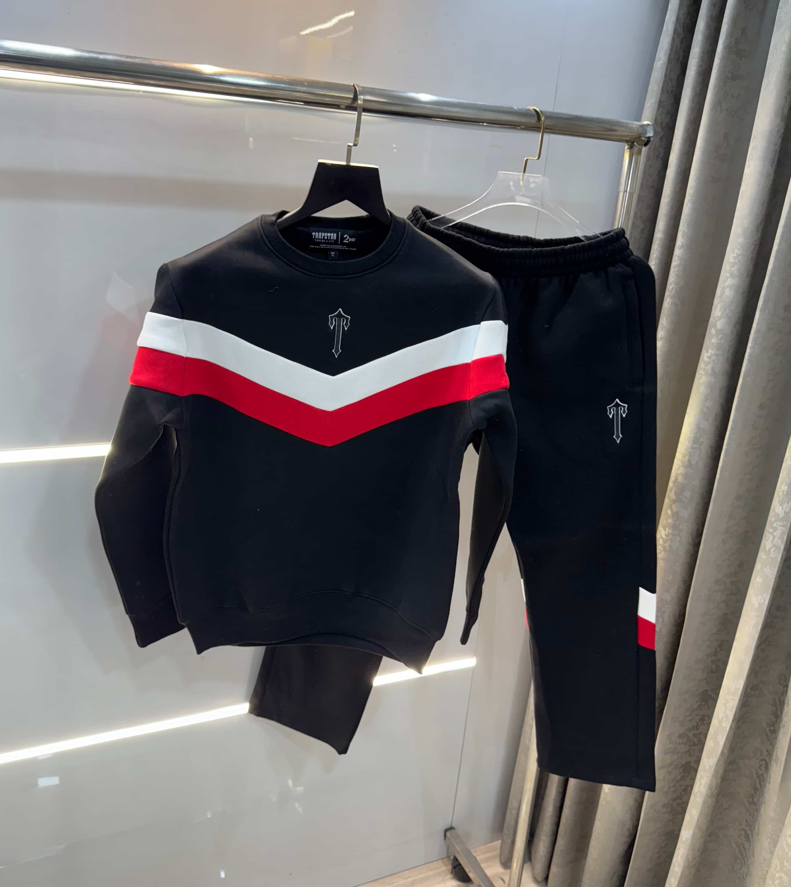 Trapstar Black Premium Imported Tracksuit Main image