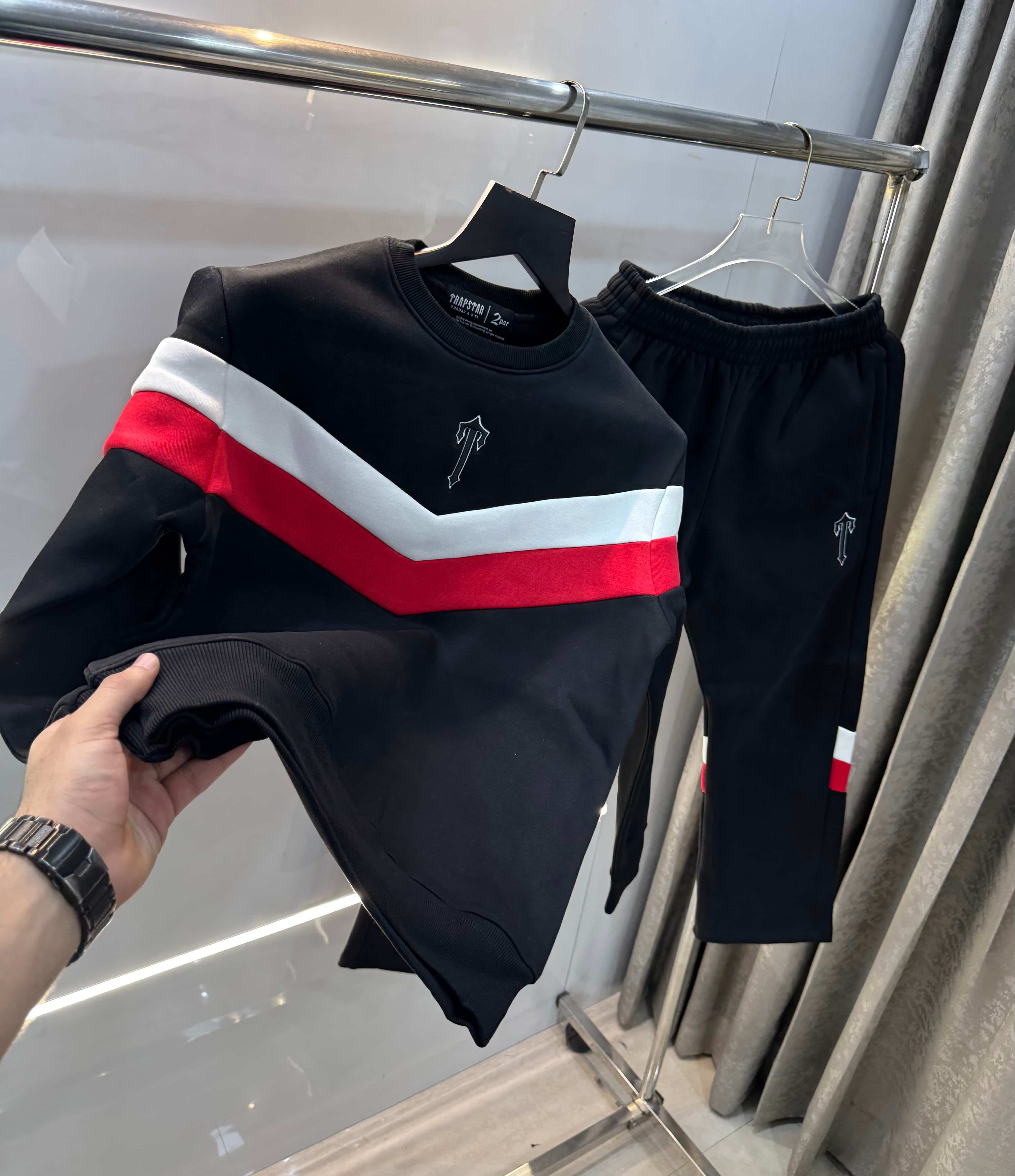 Trapstar Black Premium Imported Tracksuit Secondary image