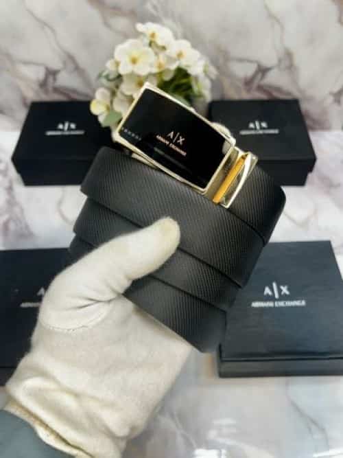A..X aRMaNI.. EXCHANGE IMPORTED REVERSIBLE BELT WITH OG BOX