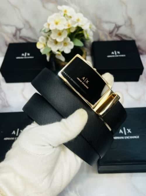 A..X aRMaNI.. EXCHANGE IMPORTED REVERSIBLE BELT WITH OG BOX