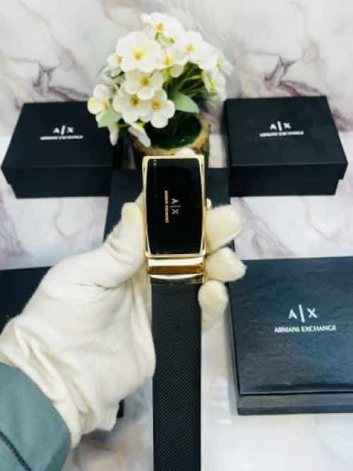 A..X aRMaNI.. EXCHANGE IMPORTED REVERSIBLE BELT WITH OG BOX
