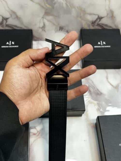 AX!. aRm4N! EXCHANGE IMPORTED REVERSIBLE BELT WITH OG BOX AX-503