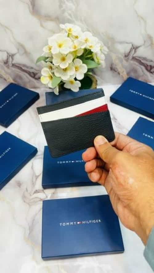 TO_MMy hILF-IG3r PREMIUM QUALITY IMPORTED CARD HOLDER WITH BUTTER PAPER AND OG BOx TH-908