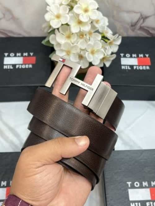 t0MMY HI1FIGER! PREMIUM QUALITY IMPORTED REVERSIBLE BELT WITH OG BO_-X TH-905