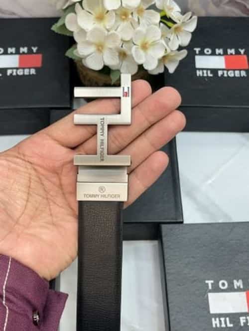 t0MMY HI1FIGER! PREMIUM QUALITY IMPORTED REVERSIBLE BELT WITH OG BO_-X TH-905