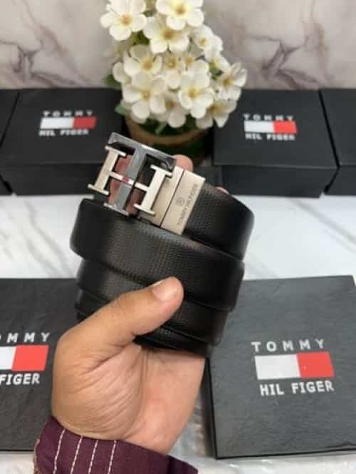 tOMMY H!1FIGER PREMIUM QUALITY IMPORTED REVERSIBLE BELT WITH OG BOx TH-904
