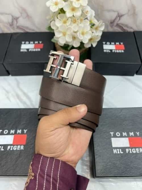 tOMMY H!1FIGER PREMIUM QUALITY IMPORTED REVERSIBLE BELT WITH OG BOx TH-904