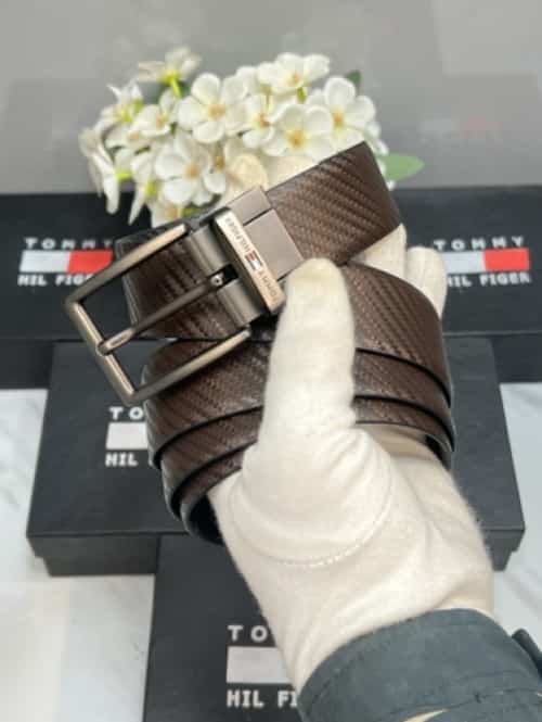 TOMM Y HILFIGER PREMIUM QUALITY IMPORTED REVERSIBLE BELT WITH OG BOX