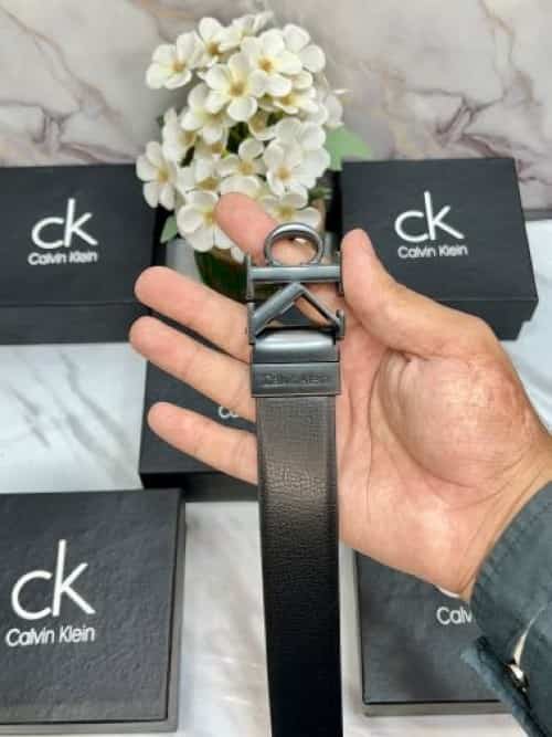 CK CAL·VIN KLEIN PREMIUM QUALITY IMPORTED REVERSIBLE BELT WITH OG BOx CK-109