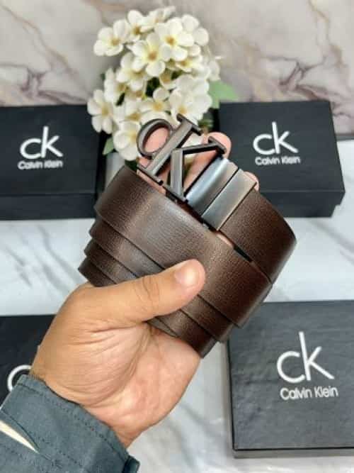 CK CAL·VIN KLEIN PREMIUM QUALITY IMPORTED REVERSIBLE BELT WITH OG BOx CK-109