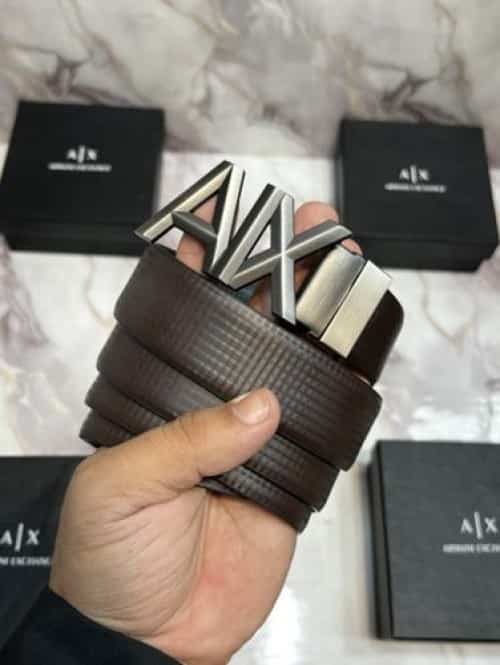 AX ARMANI EXCHANGE PREMIUM QUALITY IMPORTED REVERSIBLE BELT WITH OG BOX Secondary image