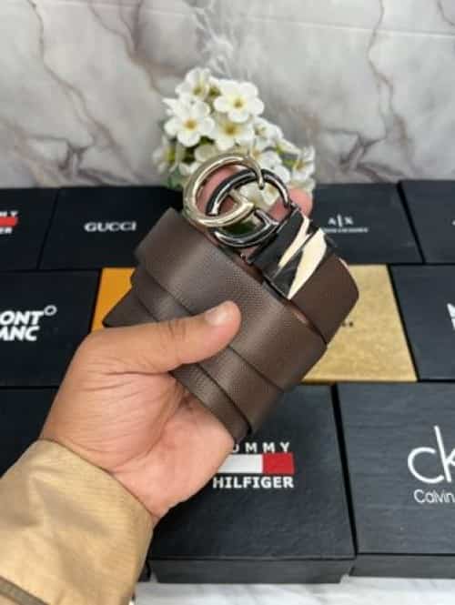 GUCc! PREMIUM QUALITY REVERSIBLE BELT WITH OG BOX GG-602 Secondary image