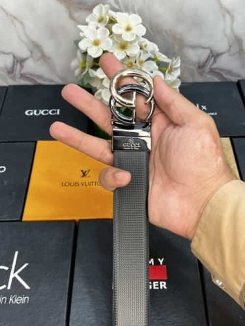 GUCc! PREMIUM QUALITY REVERSIBLE BELT WITH OG BOX GG-602