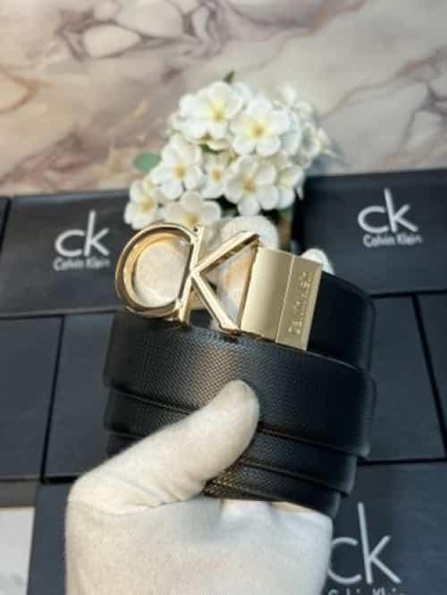 CK CAL·vIN Kle!N PREMIUM QUALITY IMPORTED REVERSIBLE BELT WITH OG BOX CK-106