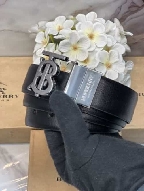 BURB-3RRY PREMIUM QUALITY REVERSIBLE BELT WITH OG BOX BB-712