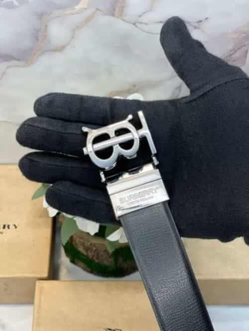 BURB-3RRY PREMIUM QUALITY REVERSIBLE BELT WITH OG BOX BB-712 Secondary image