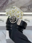 TB BURBERR Y PREMIUM QUALITY IMP REVERSIBLE BELT WITH OG BOX BB-706