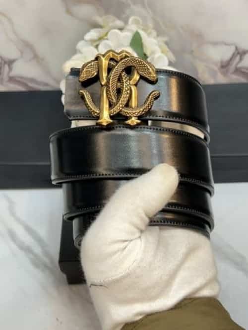 ROBERTO CAVALLI PREMIUM QUALITY IMPORTED REVERSIBLE BELT WITH OG BOX RB-101