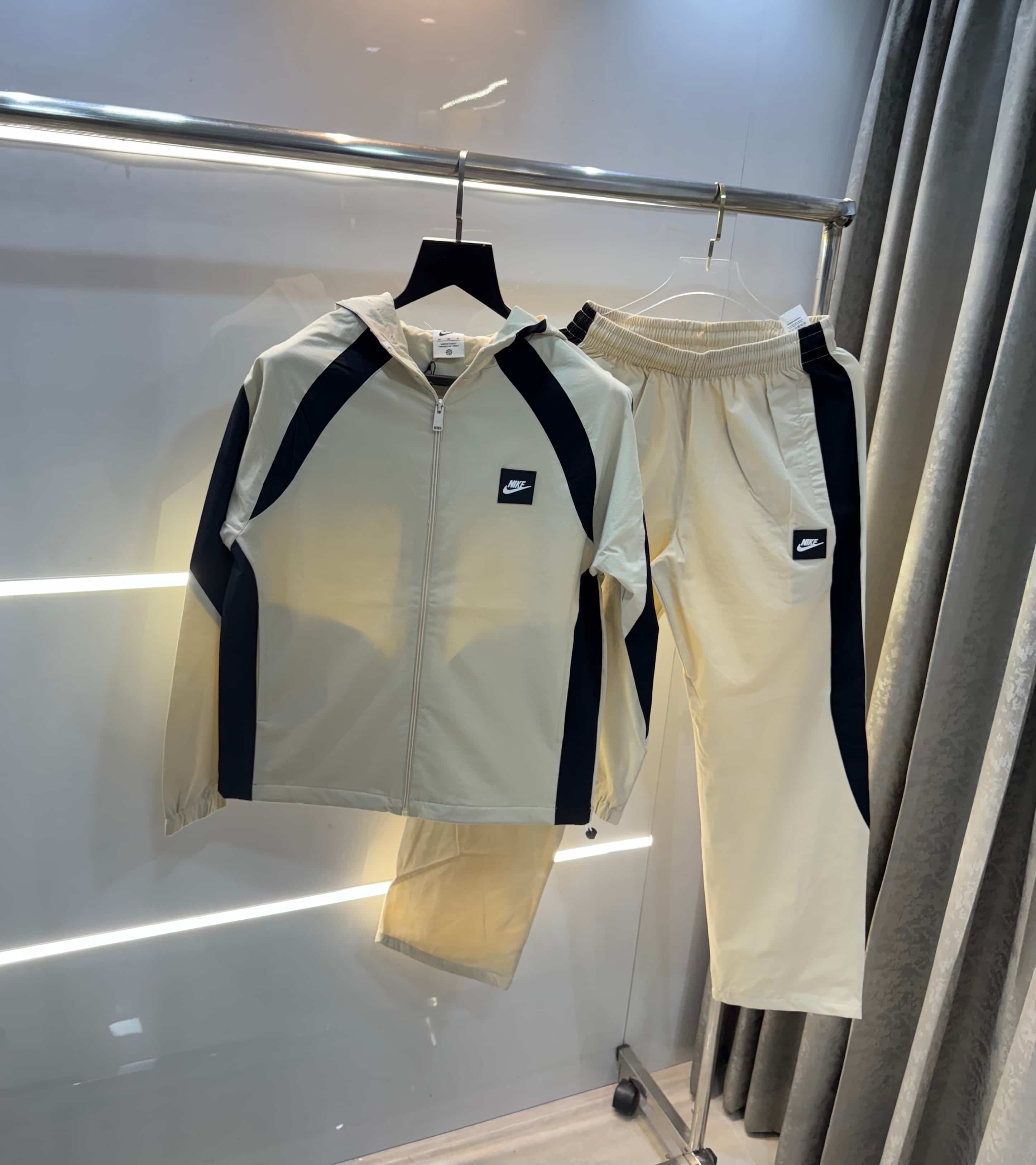 Nik e Cream Back Print Imported Tracksuit Main image