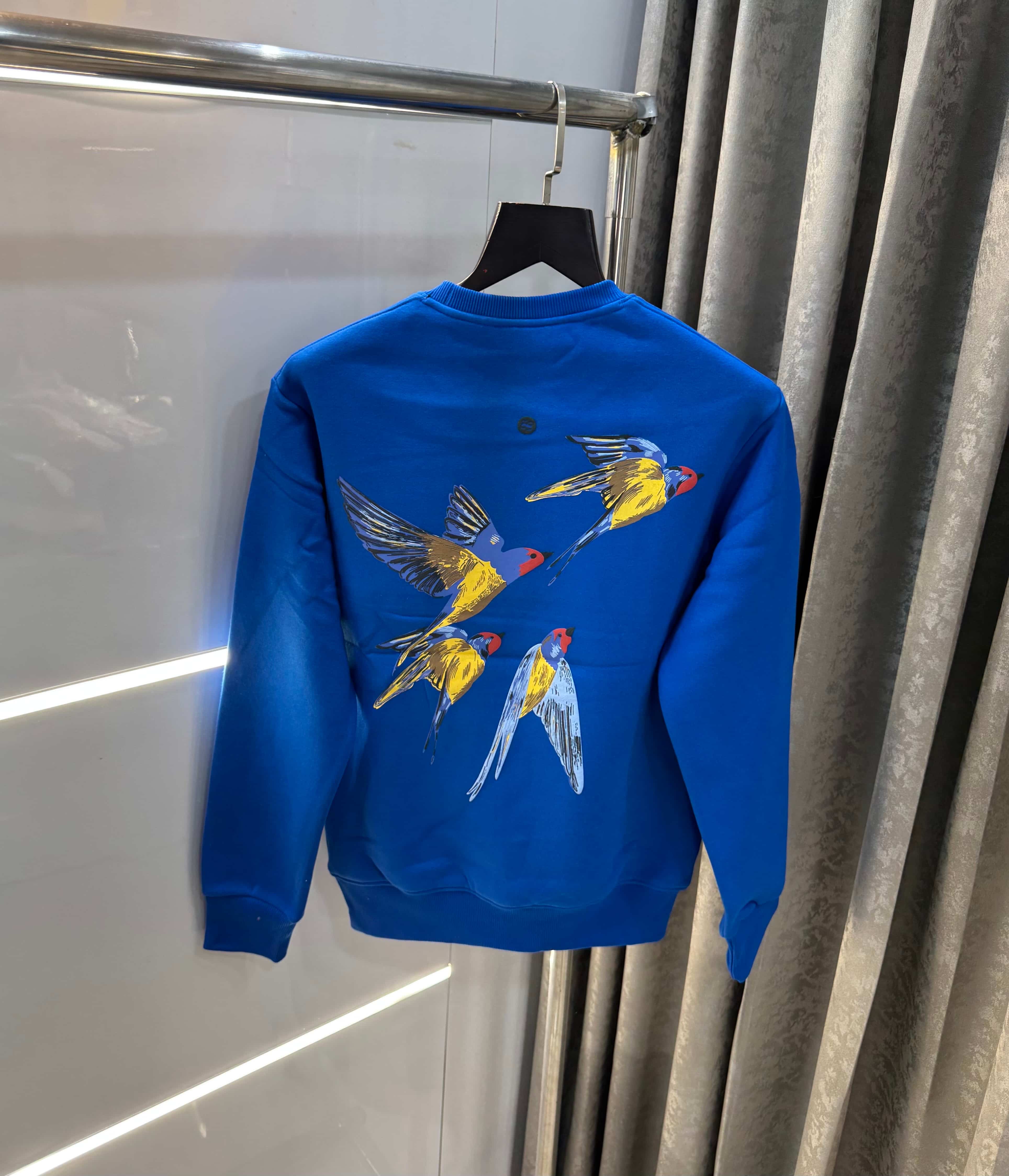 Bluorng Blue EmbO-sSed Logo Premium Sweatshirt Secondary image