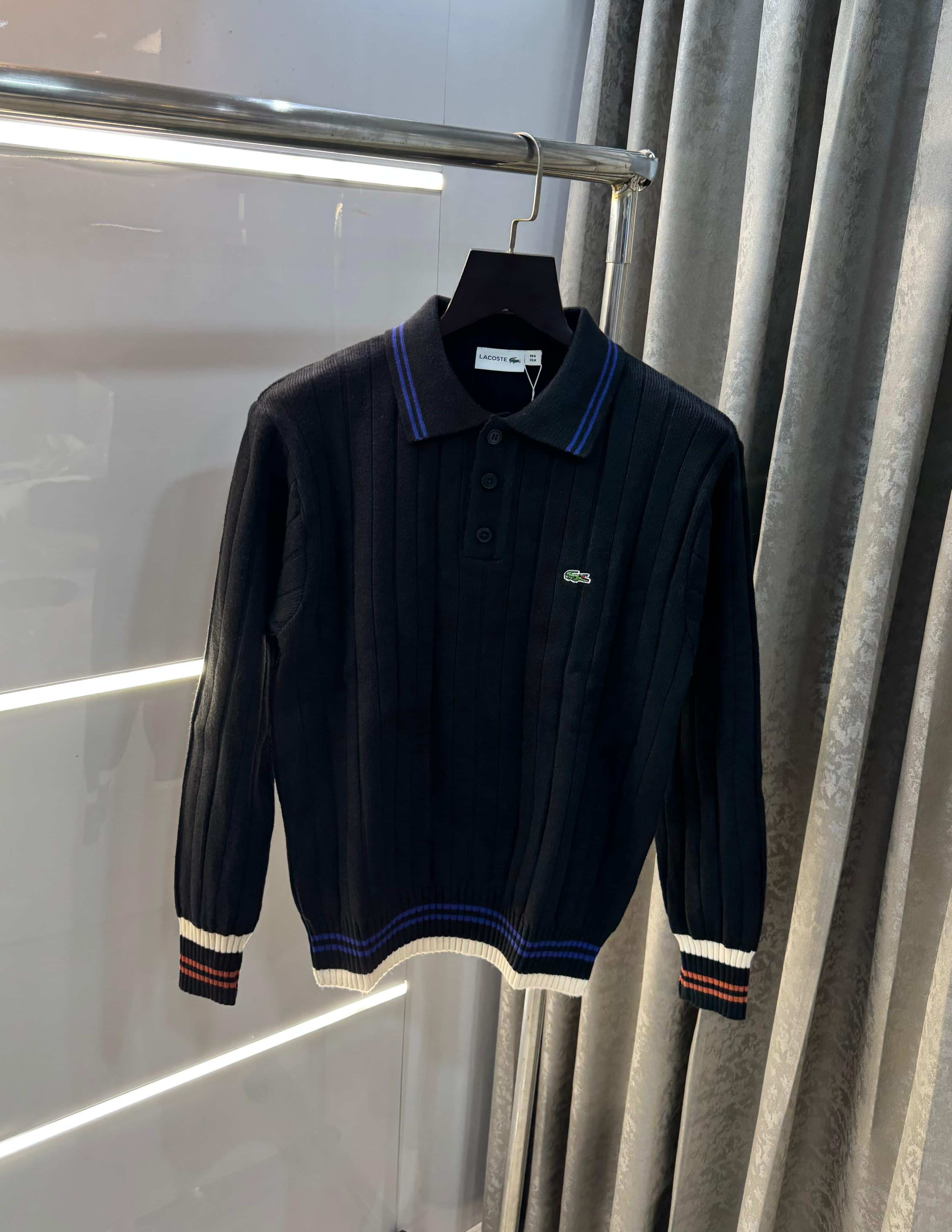 Lacost e Black Imported Knitted Pull Over Secondary image