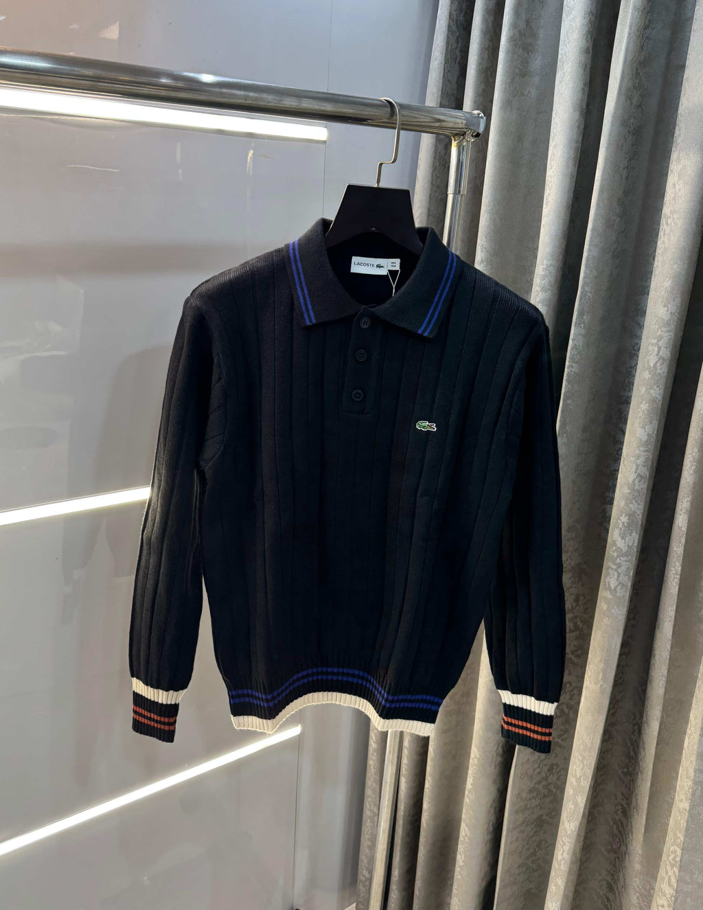 Lacost e Black Imported Knitted Pull Over