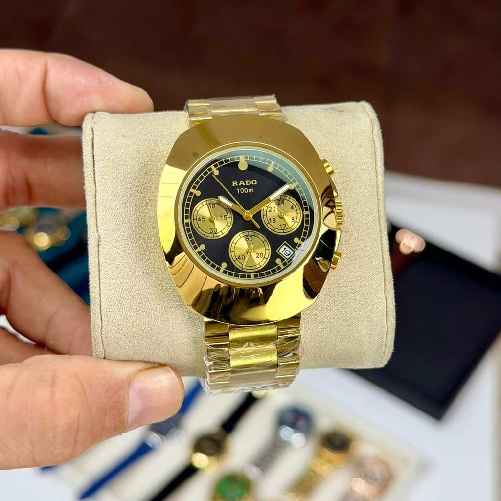 RADO_CHRONOGRAPH_GOLD-BLACK