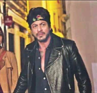 Zar a Black Cross Zip King Khan Edition Leather Jacket