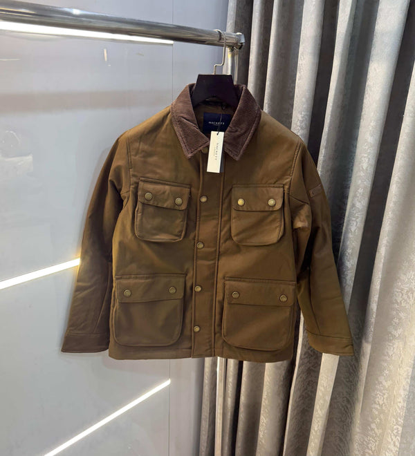 Hacket London Brown Premium Heavy Cotton Jacket