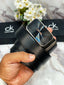 CK CALVIN KLEIN PREMIUM QUALITY IMPORTED REVERSIBLE BELT WITH OG BOX CK-117