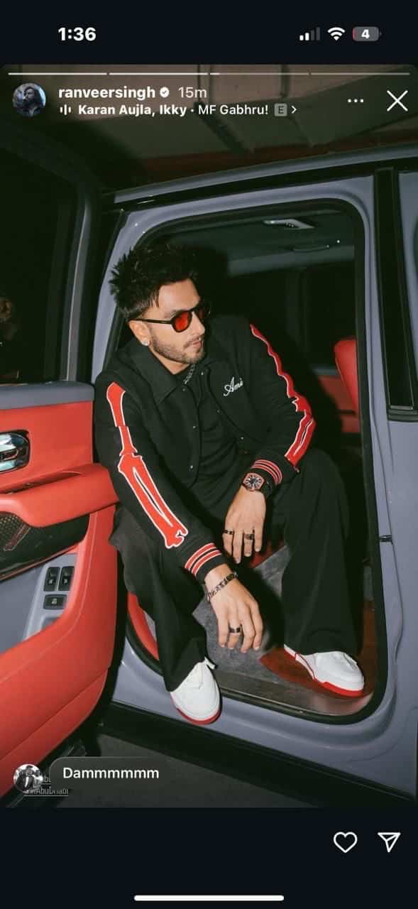 Amir i Black Bone Ranveer Singh Edition Imported Jacket Main image