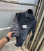 LoEwE Carbon Black Designer Imported Denim Jacket