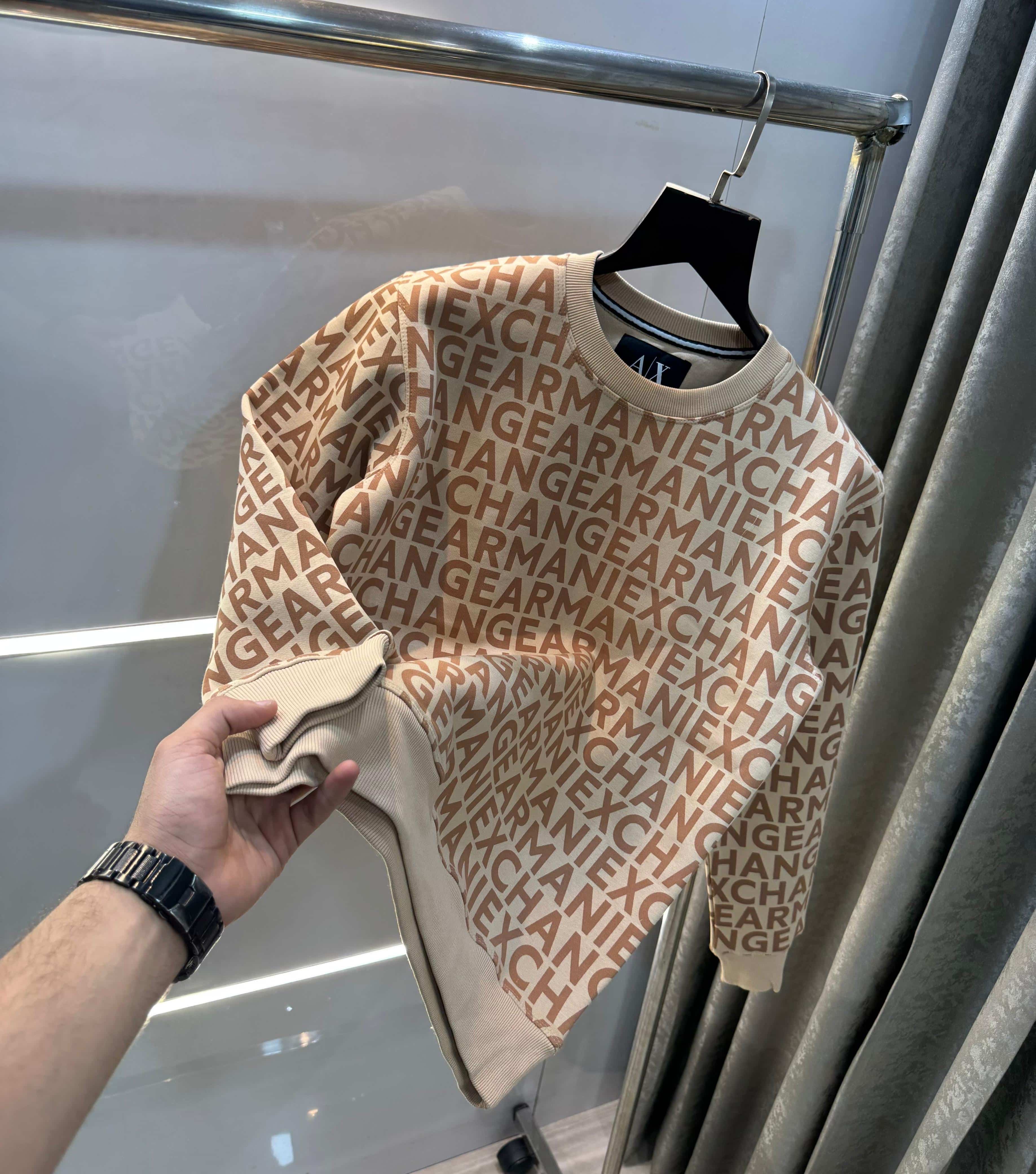 Arman i E-..Xchange  biege Print Premium Sweatshirt Main image