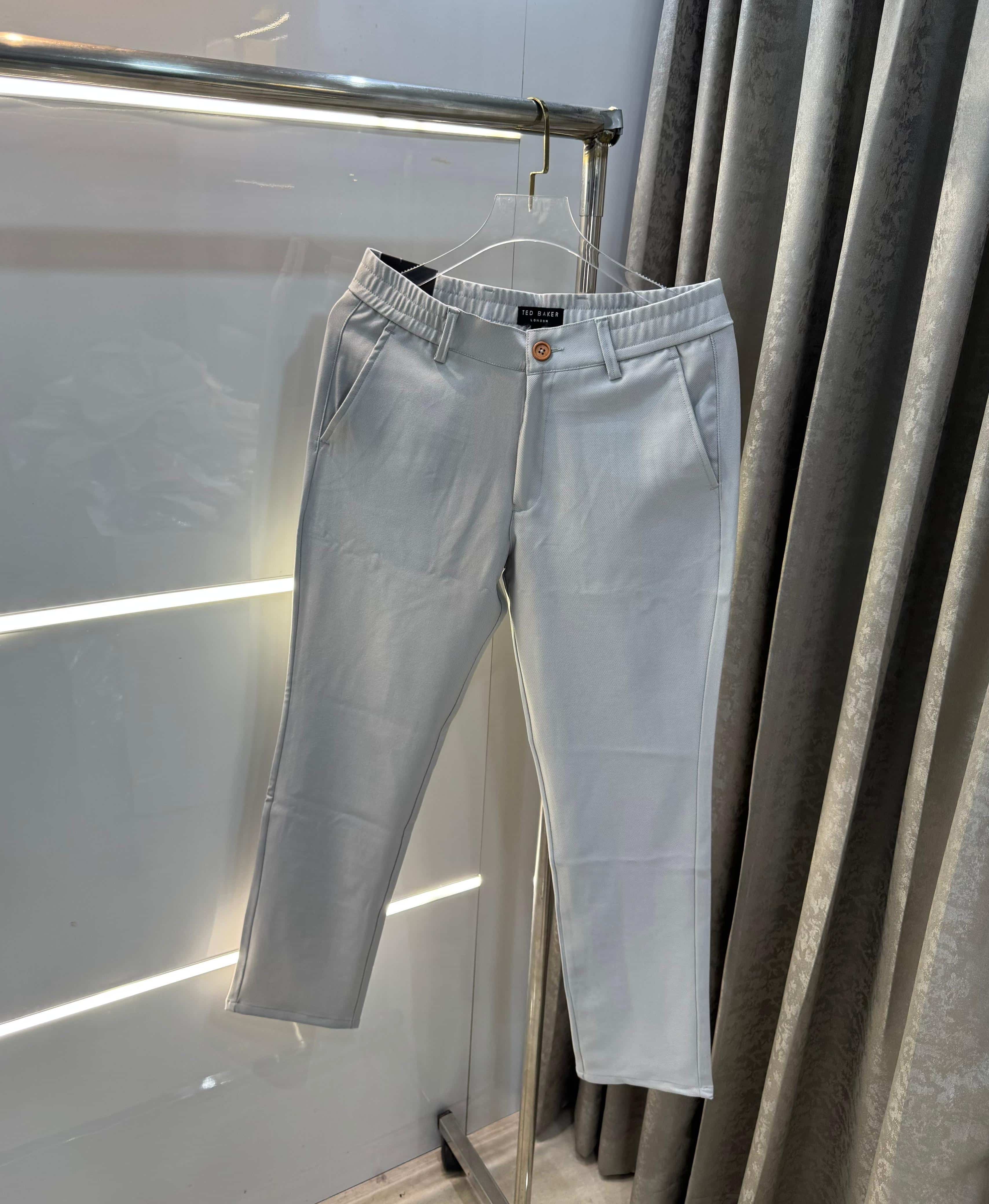 Ted baker Light Grey Premium imported trouser Secondary image