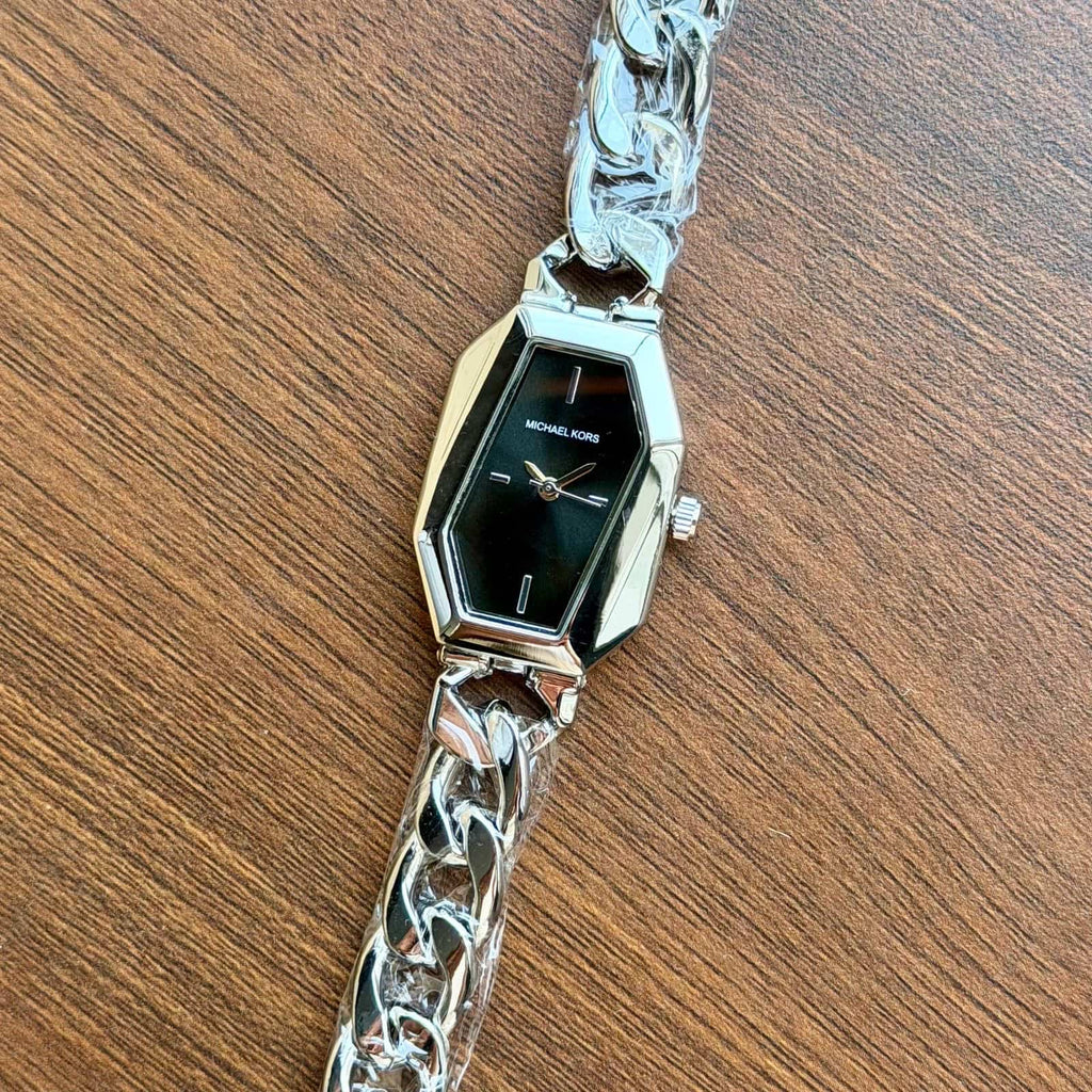 MICHAELKORS_LADIES_SILVER-BLACK