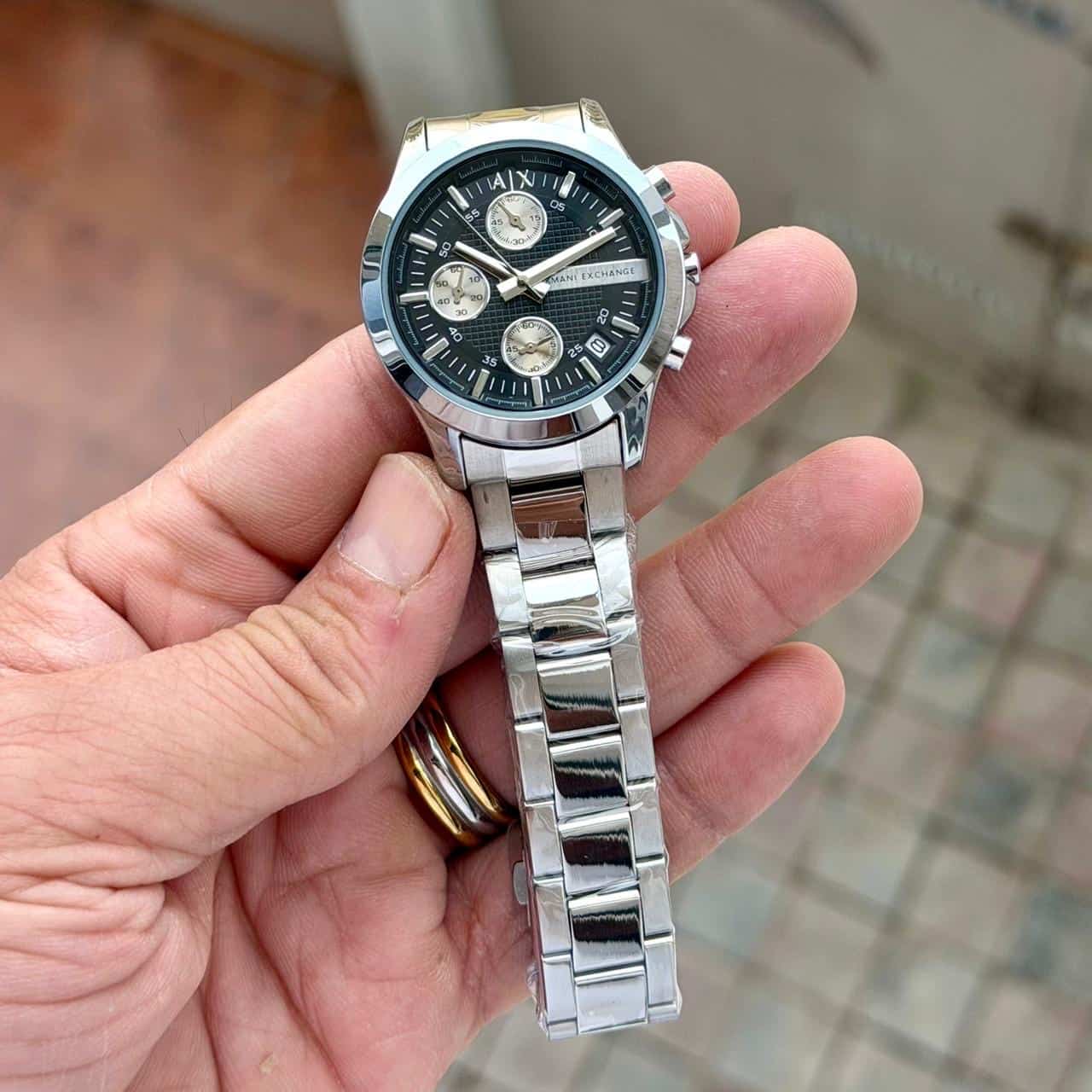 ARmaNI_LADIES_SILVER-BLACK