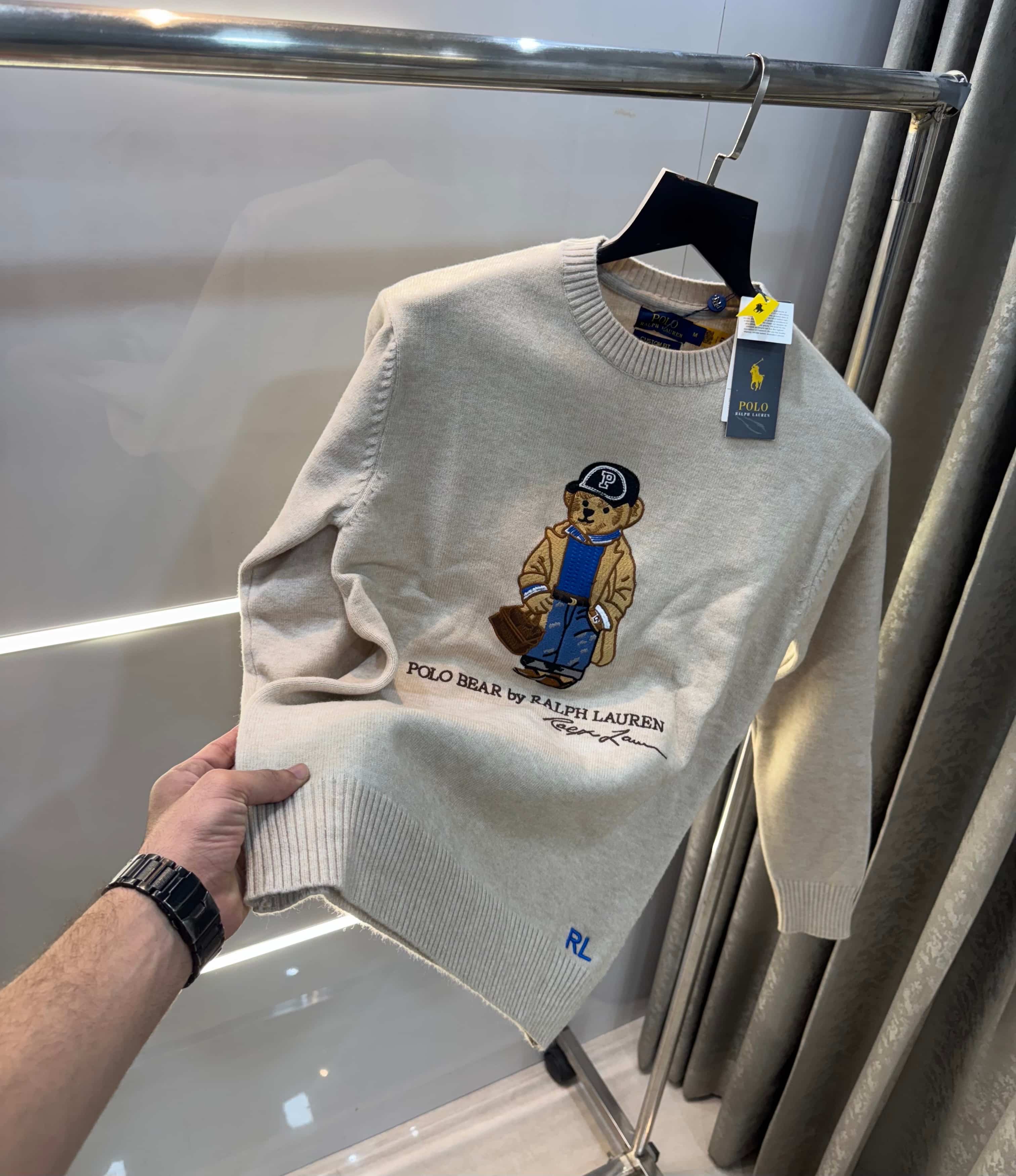 Ralph  Lauren Biscuit Teddy Edition Imported Knitted Pull Pver Secondary image