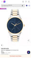 Calvin Klei n Dual Tone With Blue Premium Watch
