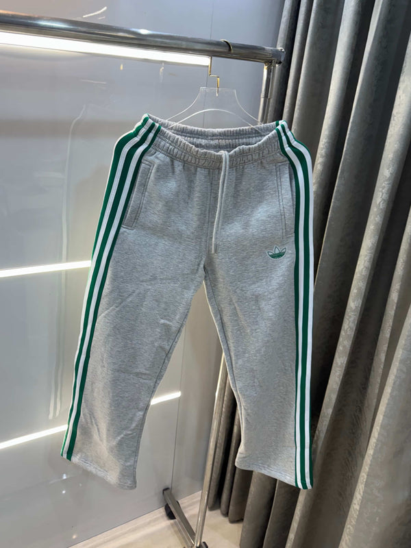 Adida s Grey Embroidery Logo Imported TrackPant