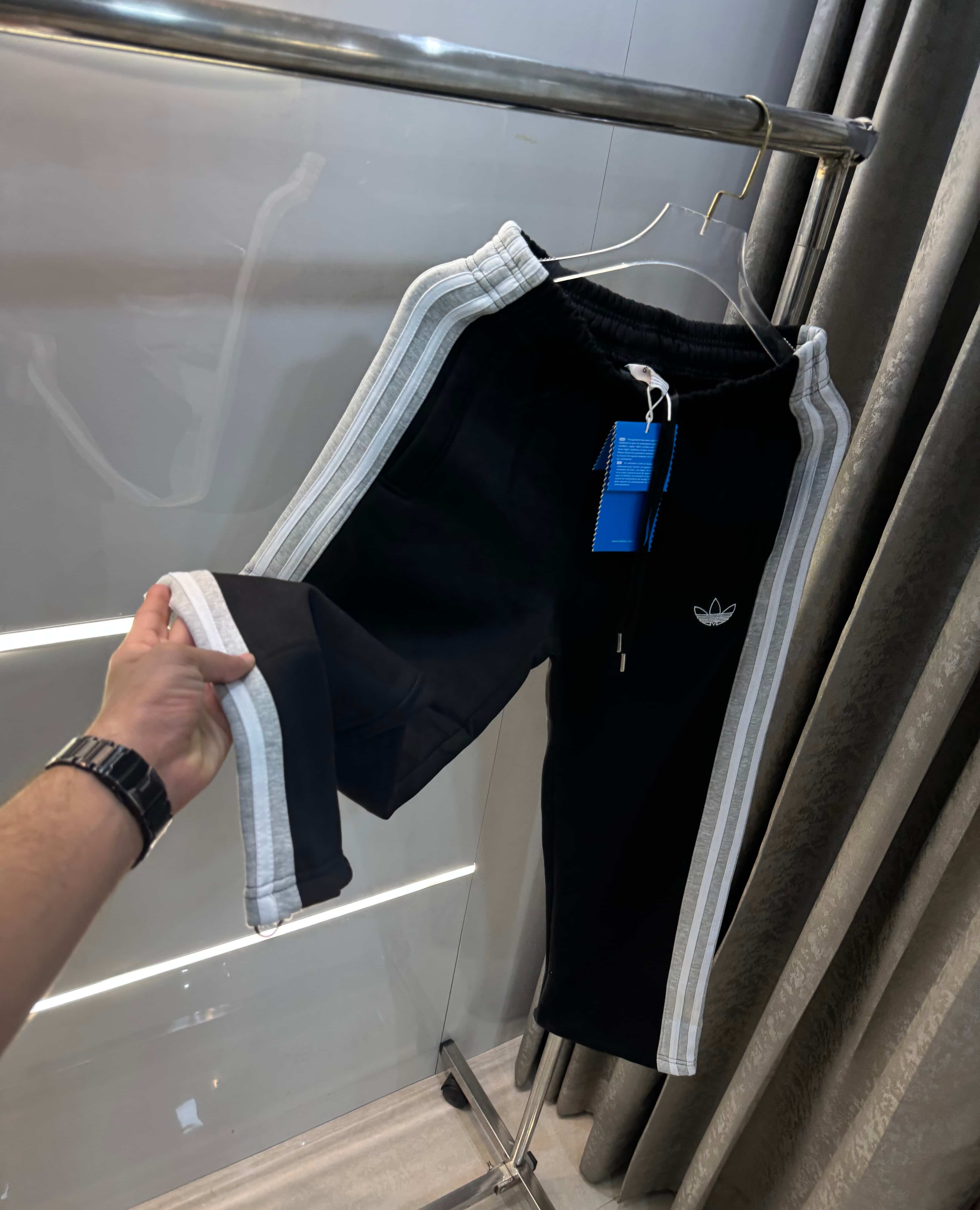 Adida s Black Embroidery Logo Imported TrackPant Secondary image