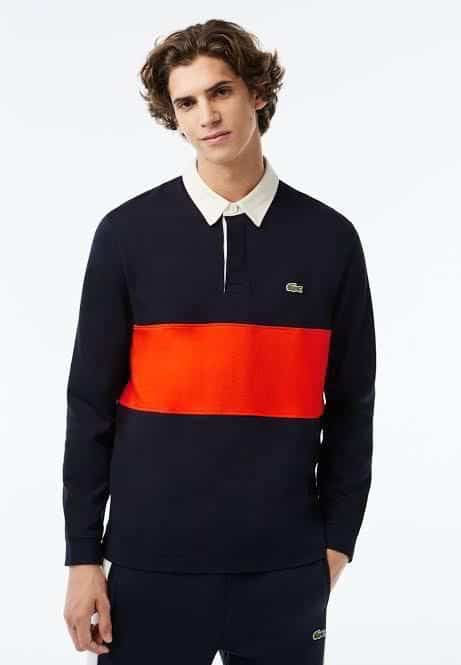 Lacost e black Premium Classic Full Sleeves Polo T-Shirt
